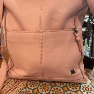 The Sak Soft Pink Leather Shoulder Bag